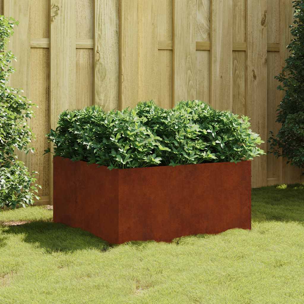Lovelis, 80x80x40cm, Corten plienas Lovelis, 80x80x40cm, Corten plienas - Image 2
