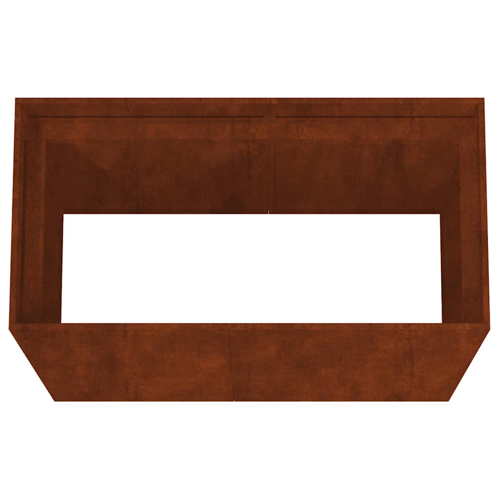 Lovelis, 40x80x80cm, Corten plienas Lovelis, 40x80x80cm, Corten plienas - Image 5