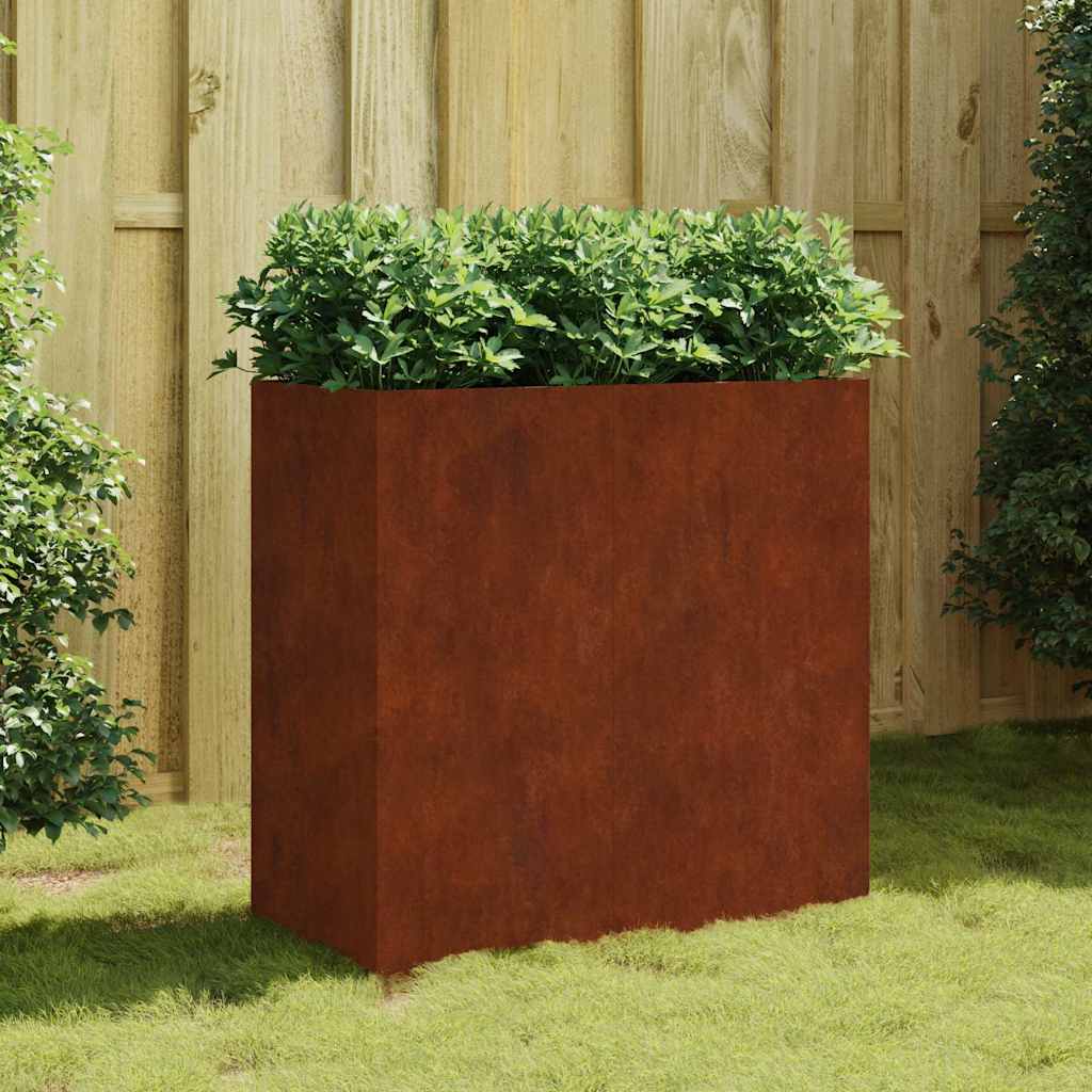 Lovelis, 40x80x80cm, Corten plienas Lovelis, 40x80x80cm, Corten plienas - Image 2