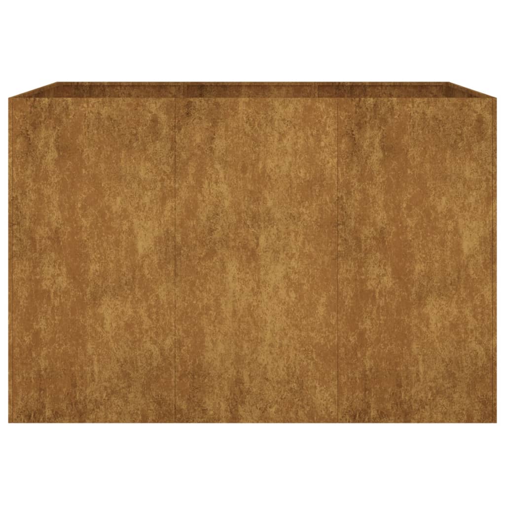 Aukštas sodo lovelis, 120x80x80cm, Corten plienas Aukštas sodo lovelis, 120x80x80cm, Corten plienas - Image 4