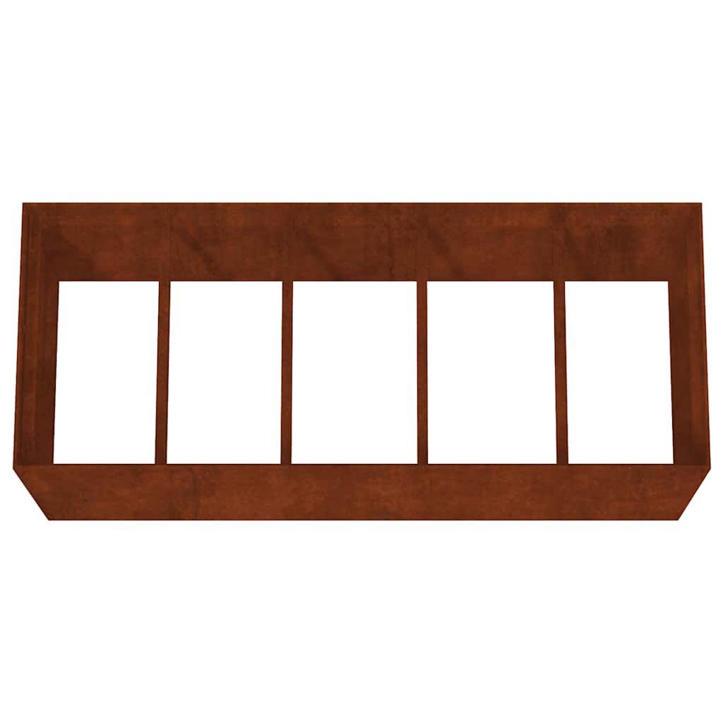 Aukštas sodo lovelis, 200x80x80cm, Corten plienas Aukštas sodo lovelis, 200x80x80cm, Corten plienas - Image 5