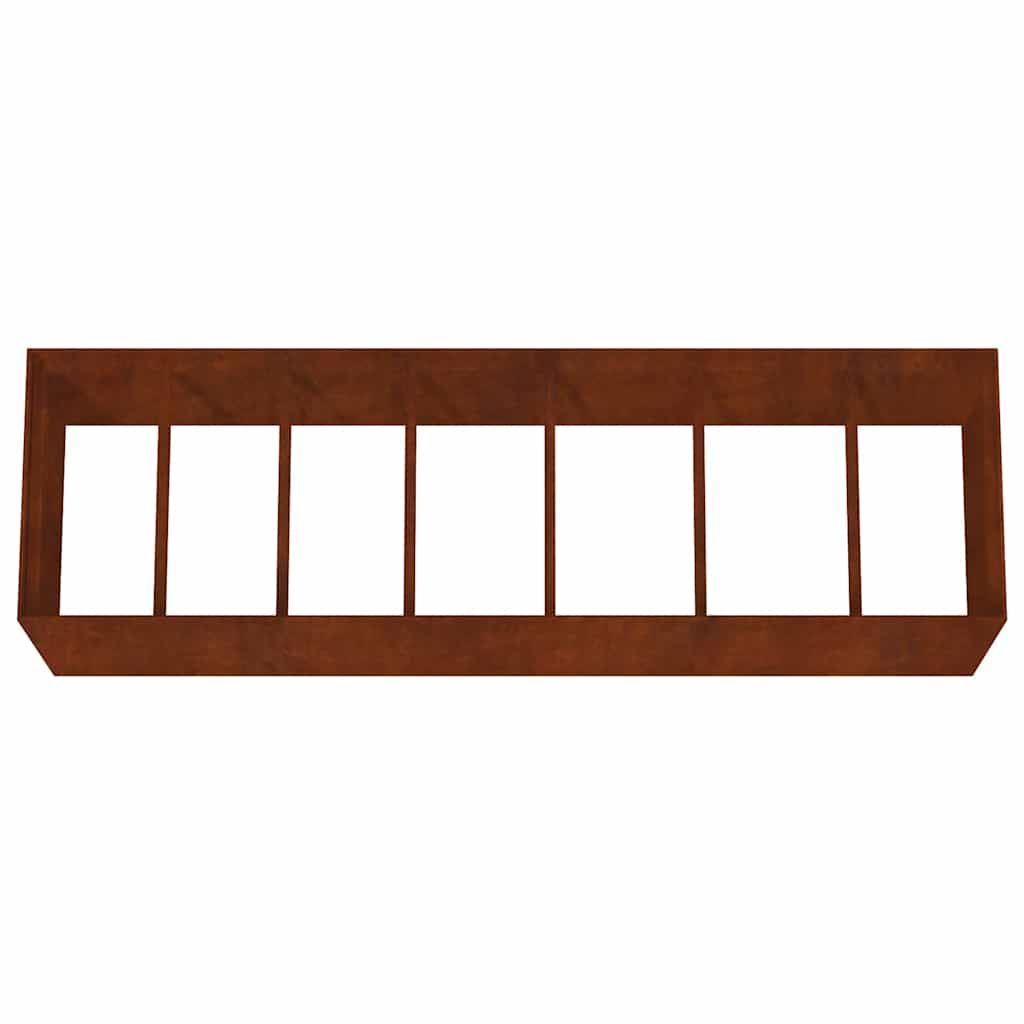 Aukštas sodo lovelis, 280x80x80cm, Corten plienas Aukštas sodo lovelis, 280x80x80cm, Corten plienas - Image 5