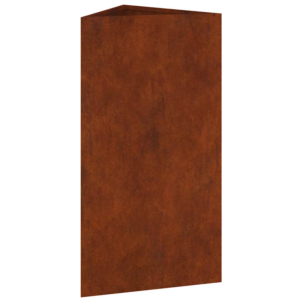 Sodo lovelis, 40×34,5x75cm, Corten plienas Sodo lovelis, 40x34,5x75cm, Corten plienas - Image 3