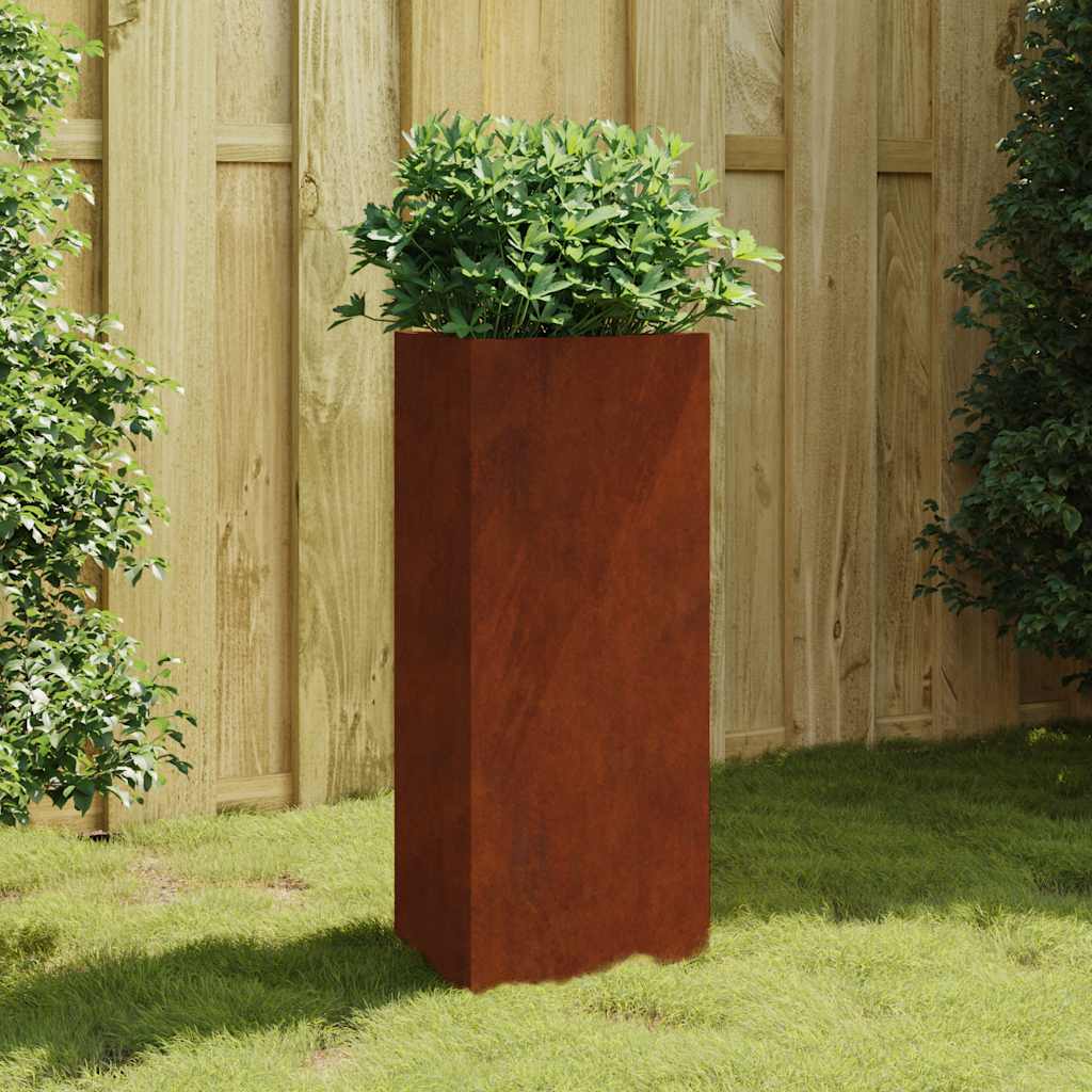 Sodo lovelis, 40×34,5x75cm, Corten plienas Sodo lovelis, 40x34,5x75cm, Corten plienas - Image 2