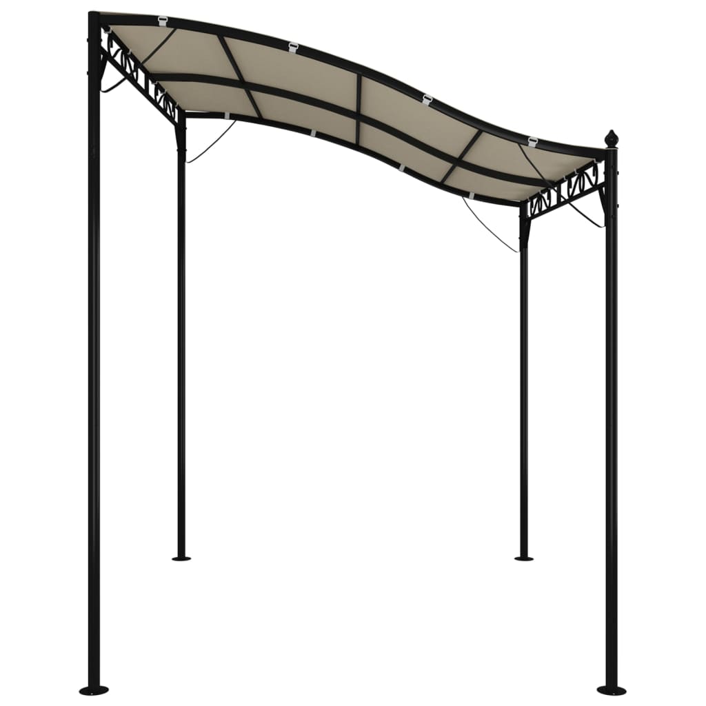 Stoginė, kreminės spalvos, 2×2,3m, audinys ir plienas, 180g/m² Stoginė, kreminės spalvos, 2x2,3m, audinys ir plienas, 180g/m² - Image 4