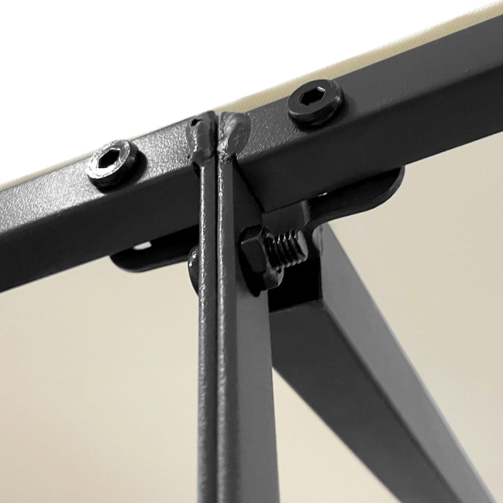 Stoginė, kreminės spalvos, 2×2,3m, audinys ir plienas, 180g/m² Stoginė, kreminės spalvos, 2x2,3m, audinys ir plienas, 180g/m² - Image 5