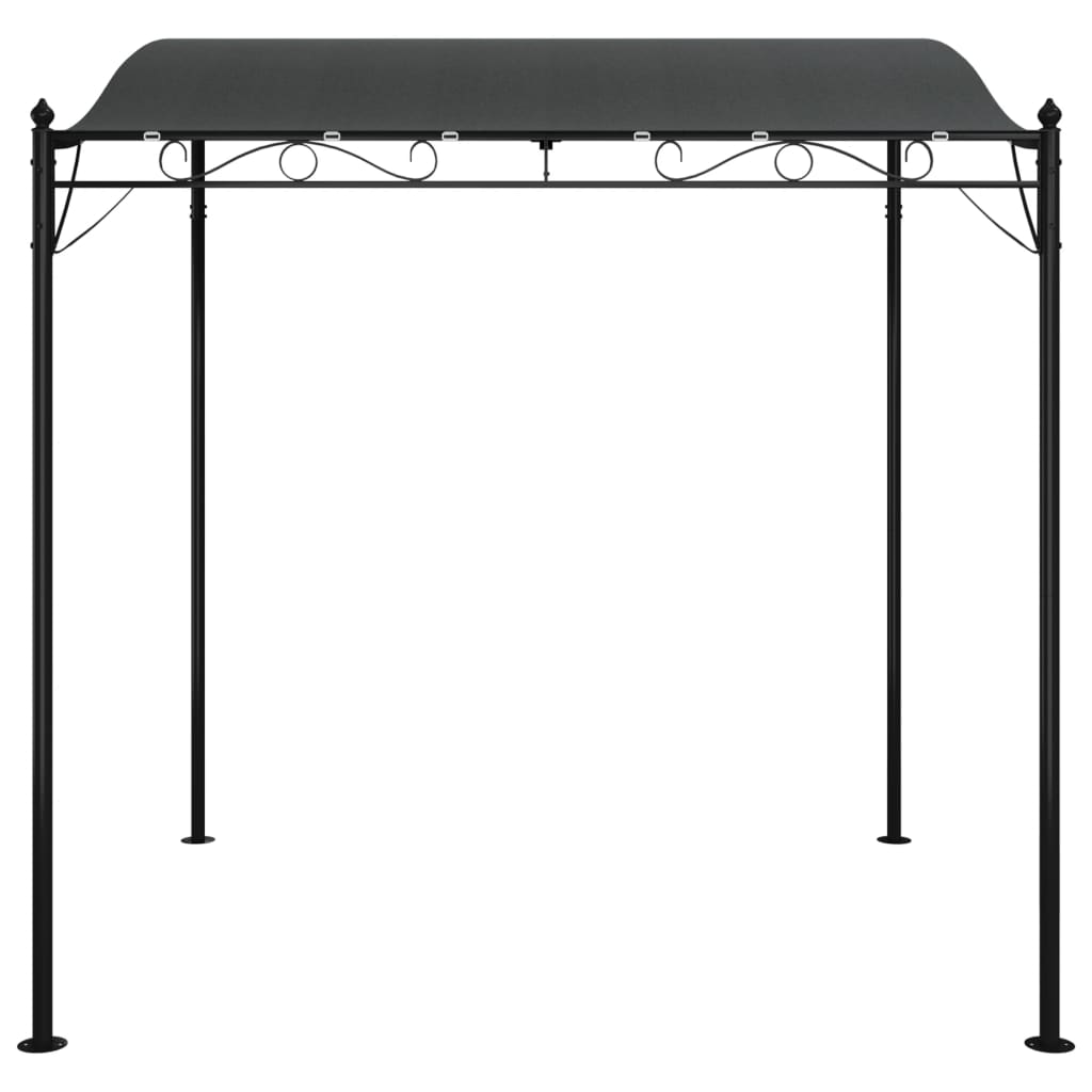Stoginė, antracito spalvos, 2×2,3m, audinys ir plienas, 180g/m² Stoginė, antracito spalvos, 2x2,3m, audinys ir plienas, 180g/m² - Image 3