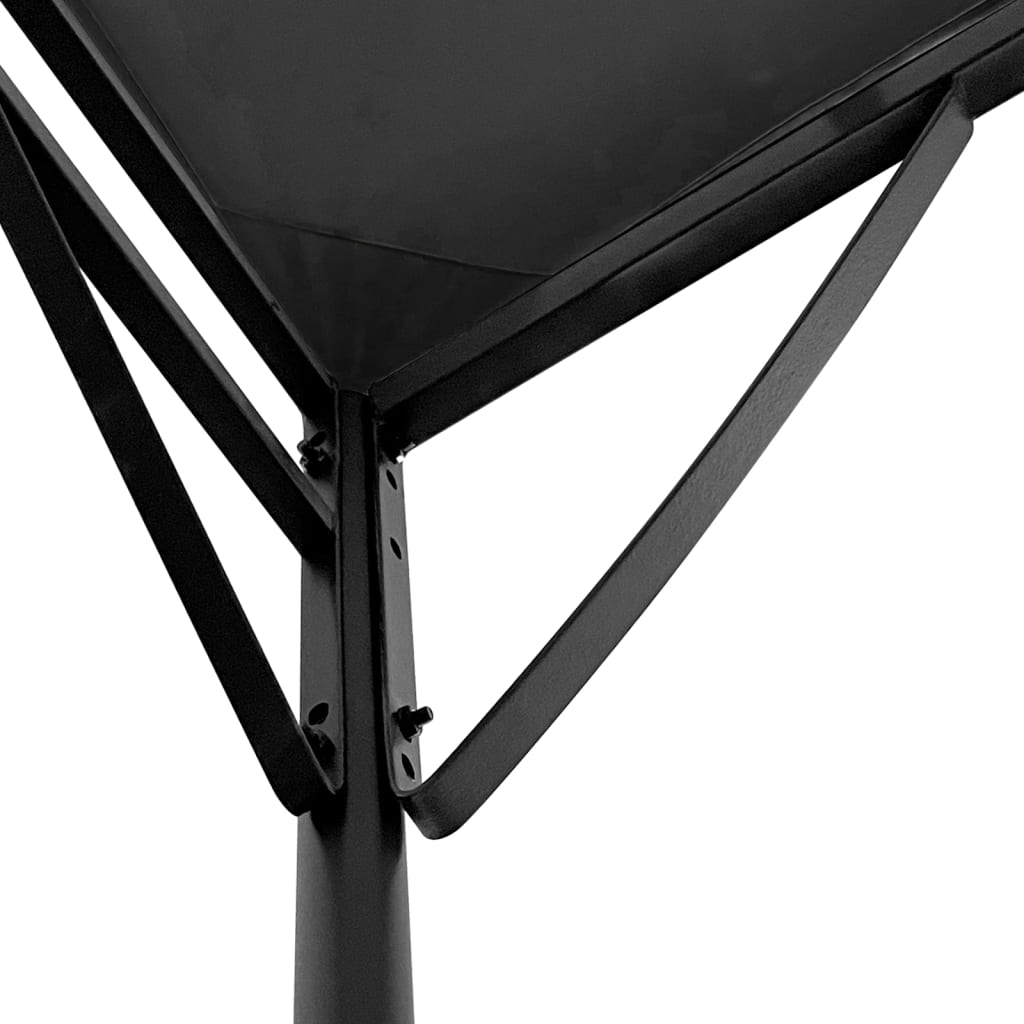 Stoginė, antracito spalvos, 2×2,3m, audinys ir plienas, 180g/m² Stoginė, antracito spalvos, 2x2,3m, audinys ir plienas, 180g/m² - Image 7