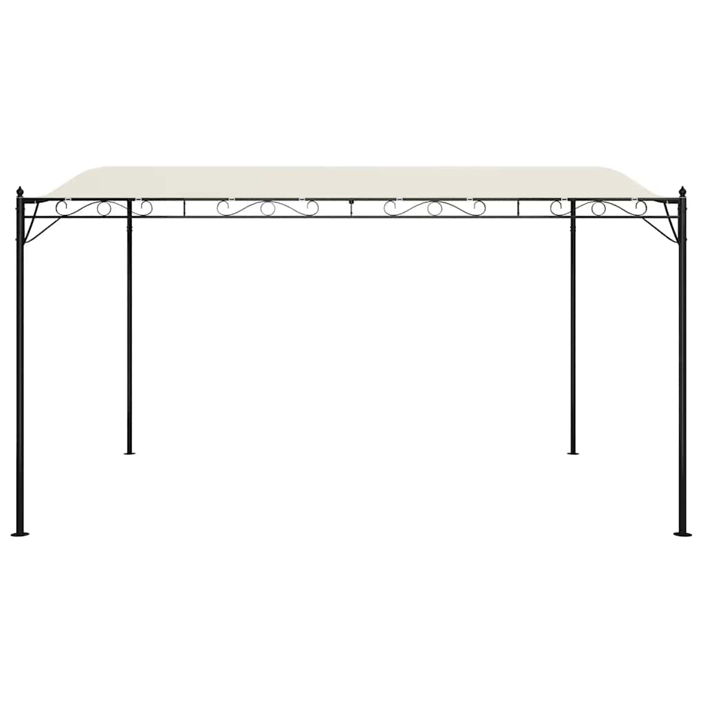 Stoginė, kreminės spalvos, 4x3m, audinys ir plienas, 180g/m² Stoginė, kreminės spalvos, 4x3m, audinys ir plienas, 180g/m² - Image 4