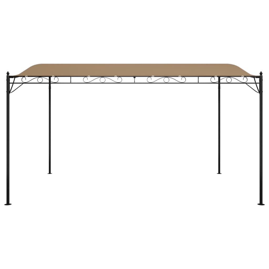Stoginė, taupe spalvos, 4x3m, audinys ir plienas, 180g/m² Stoginė, taupe spalvos, 4x3m, audinys ir plienas, 180g/m² - Image 3
