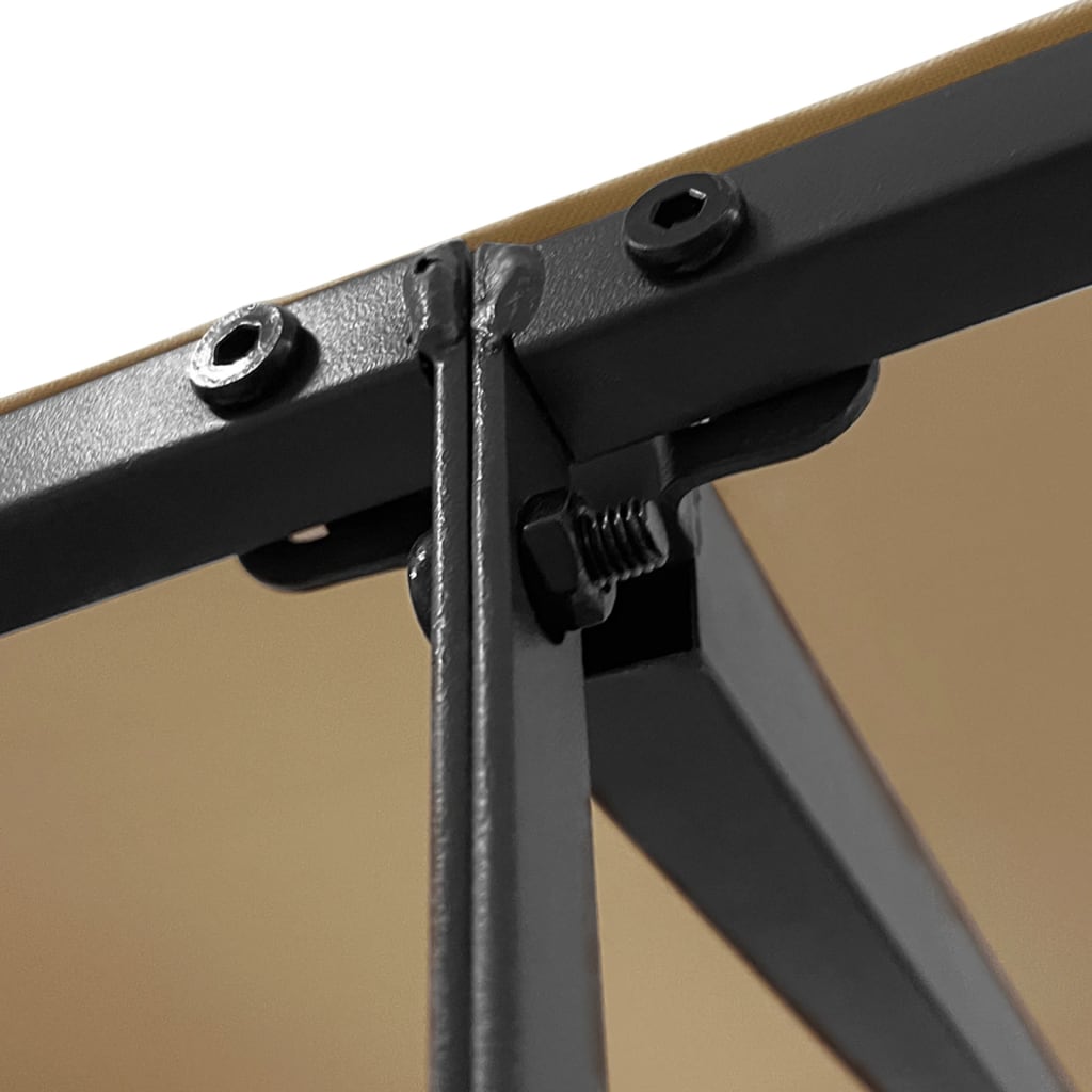 Stoginė, taupe spalvos, 4x3m, audinys ir plienas, 180g/m² Stoginė, taupe spalvos, 4x3m, audinys ir plienas, 180g/m² - Image 5