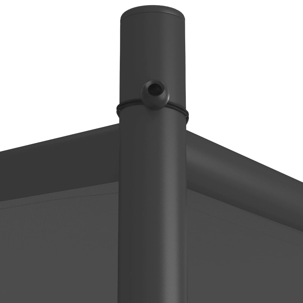 Pavėsinė, antracito spalvos, 3x3m, audinys ir plienas, 180g/m² Pavėsinė, antracito spalvos, 3x3m, audinys ir plienas, 180g/m² - Image 6