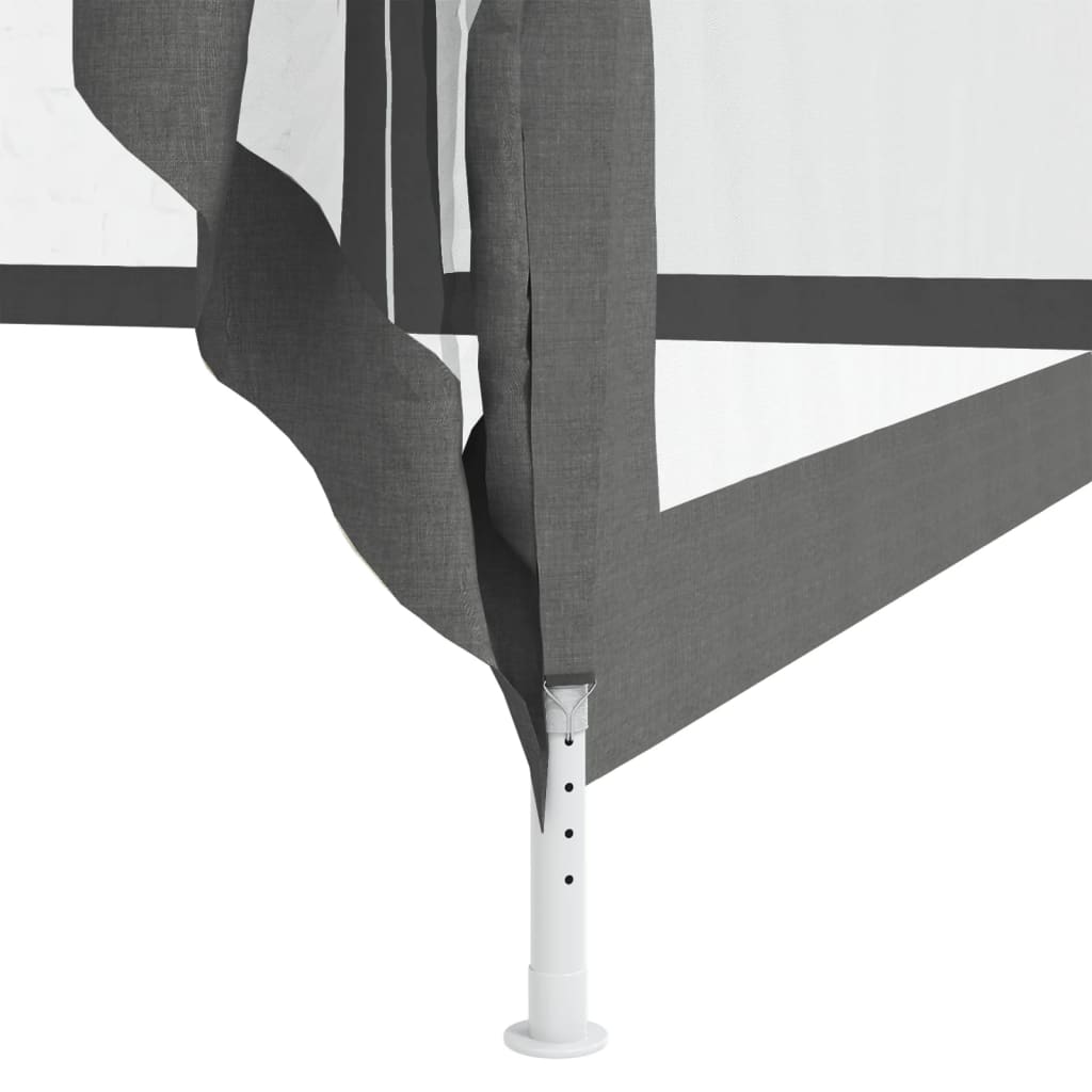 Pavėsinė su dvigubu stogu, antracito, 3x3x2,68m, audinys Pavėsinė su dvigubu stogu, antracito, 3x3x2,68m, audinys - Image 7
