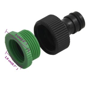 Sodo žarna su tvirtinimo detalėmis, žalia, 0,75", 50m, PVC