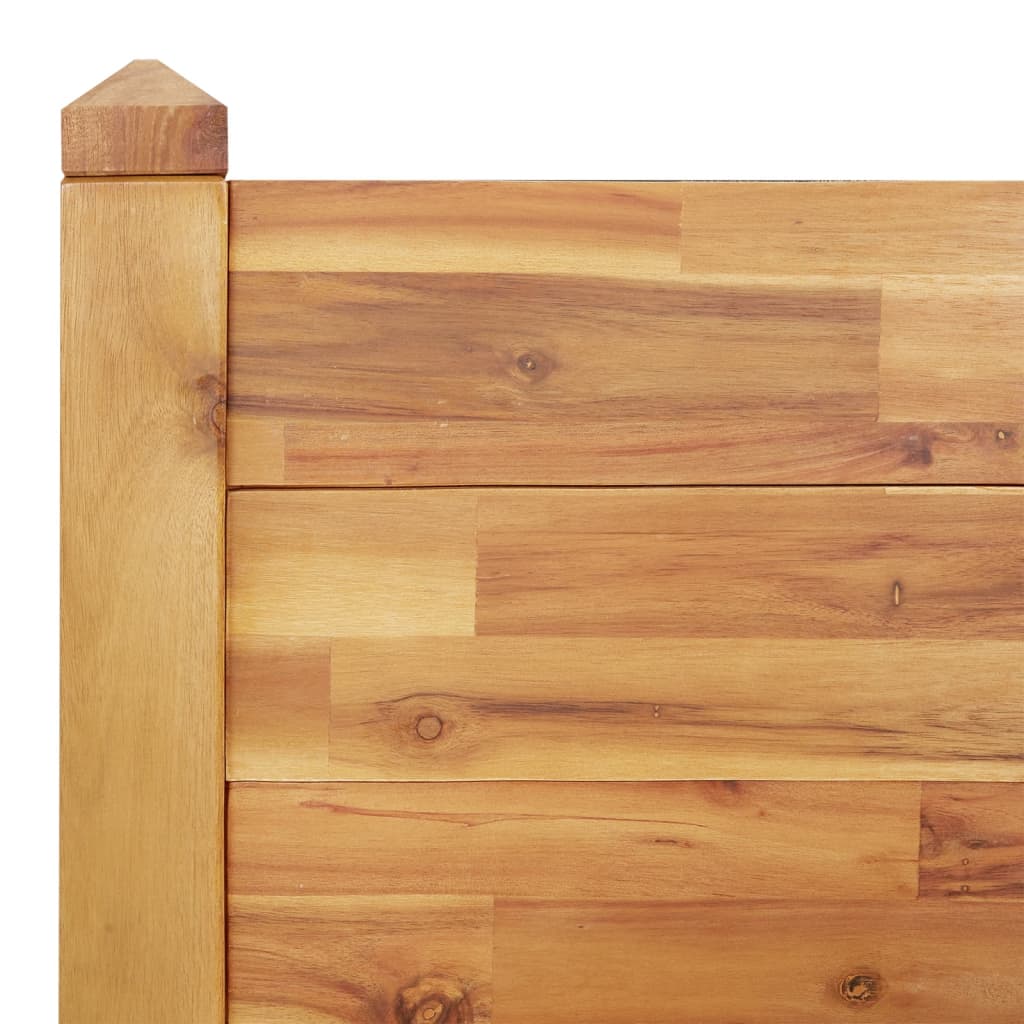 Aukštas sodo lovelis, 160x60x84cm, akacijos medienos masyvas Aukštas sodo lovelis, 160x60x84cm, akacijos medienos masyvas - Image 5