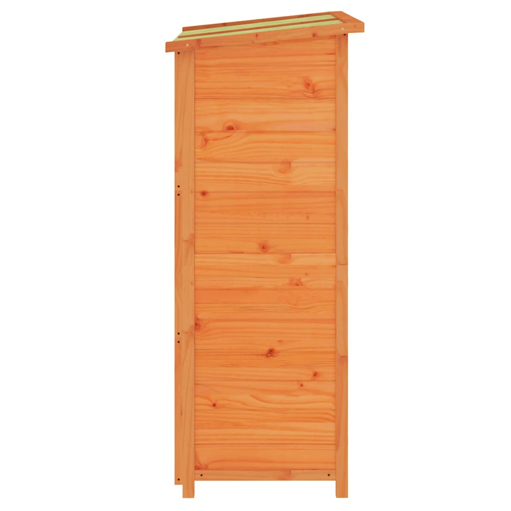 Sodo pašiūrė įrankiams, ruda, 83x57x140cm, pušies masyvas Sodo pašiūrė įrankiams, ruda, 83x57x140cm, pušies masyvas - Image 6
