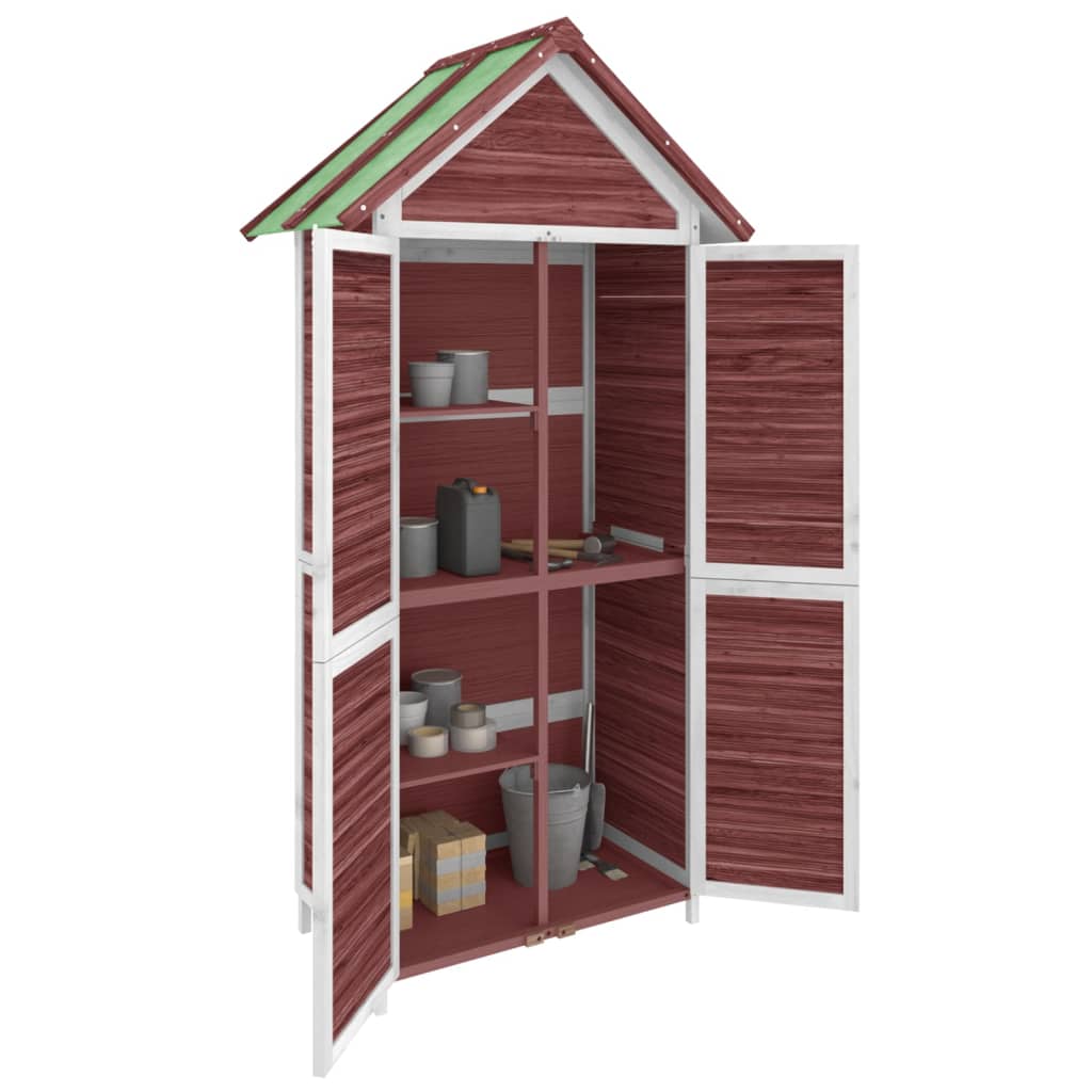 Sodo pašiūrė įrankiams, moka, 89×52,5x175cm, pušies masyvas Sodo pašiūrė įrankiams, moka, 89x52,5x175cm, pušies masyvas - Image 3