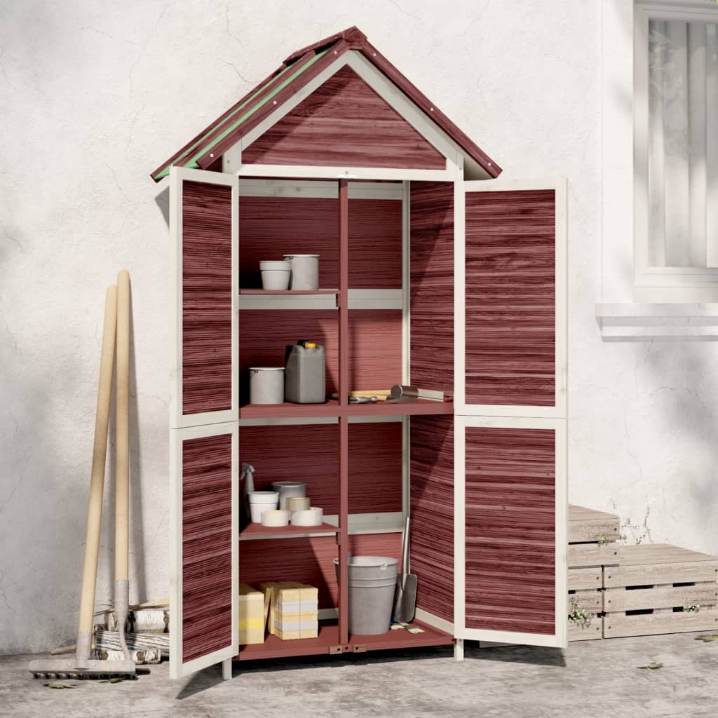 Sodo pašiūrė įrankiams, moka, 89×52,5x175cm, pušies masyvas Sodo pašiūrė įrankiams, moka, 89x52,5x175cm, pušies masyvas - Image 2
