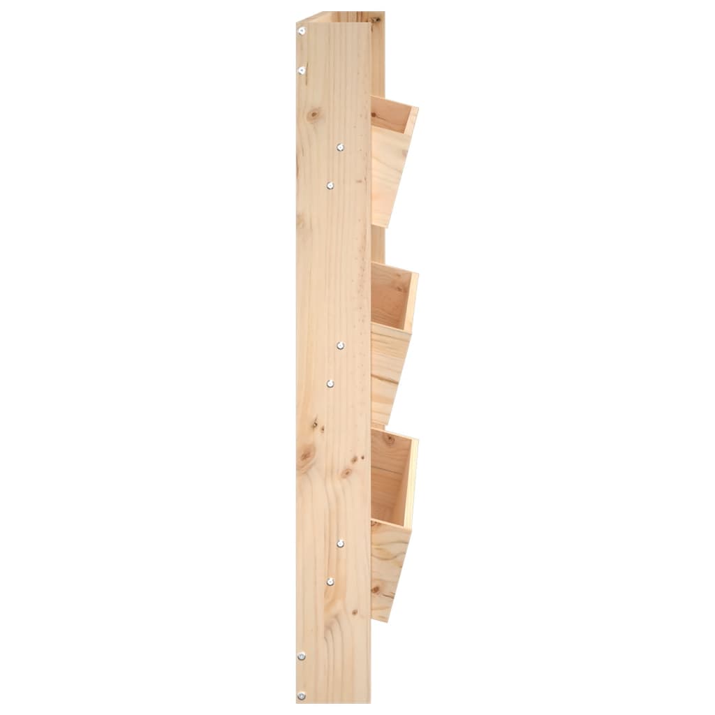 Sieninis lovelis, 3 aukštų, 60×18,5x110cm, pušies masyvas Sieninis lovelis, 3 aukštų, 60x18,5x110cm, pušies masyvas - Image 5