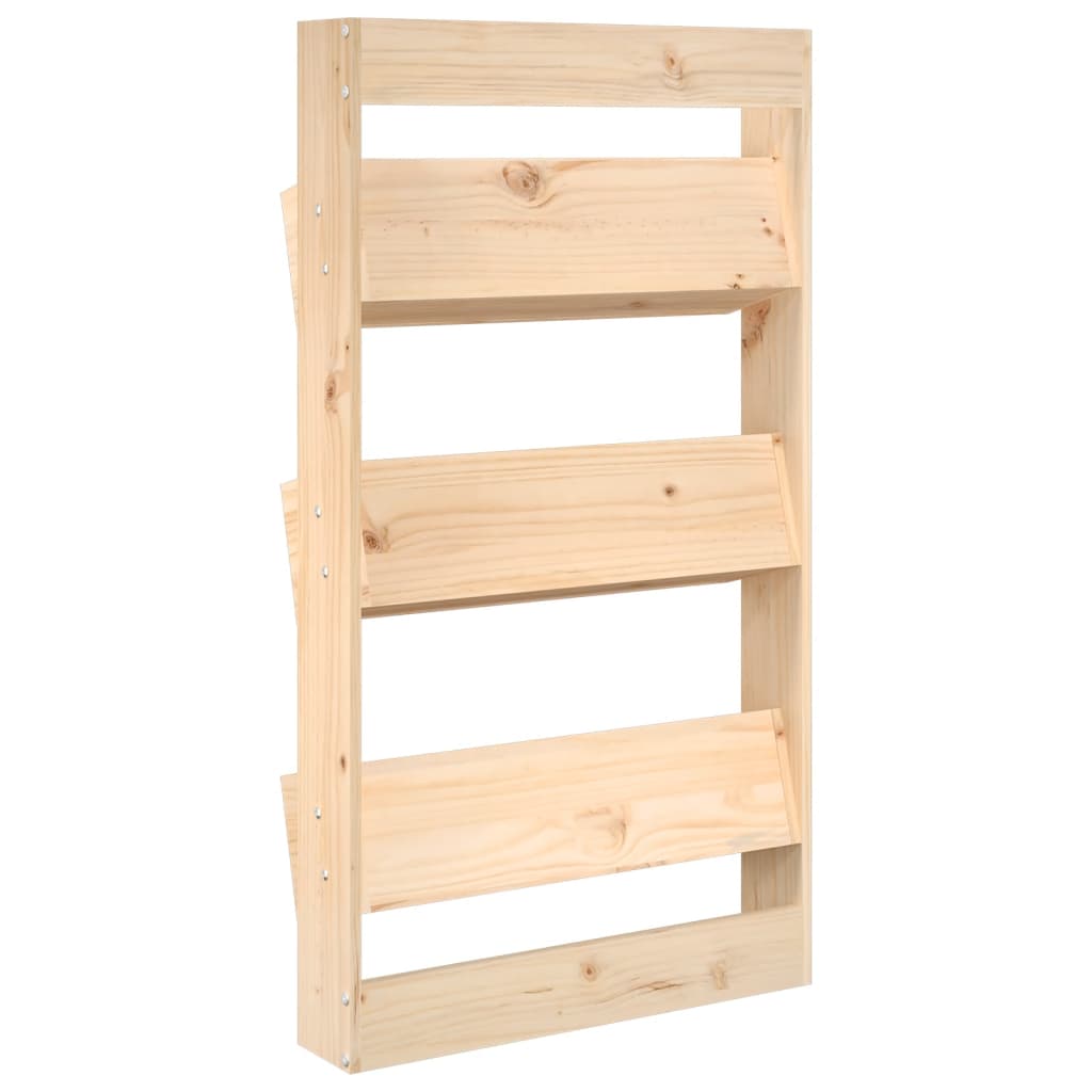Sieninis lovelis, 3 aukštų, 60×18,5x110cm, pušies masyvas Sieninis lovelis, 3 aukštų, 60x18,5x110cm, pušies masyvas - Image 6