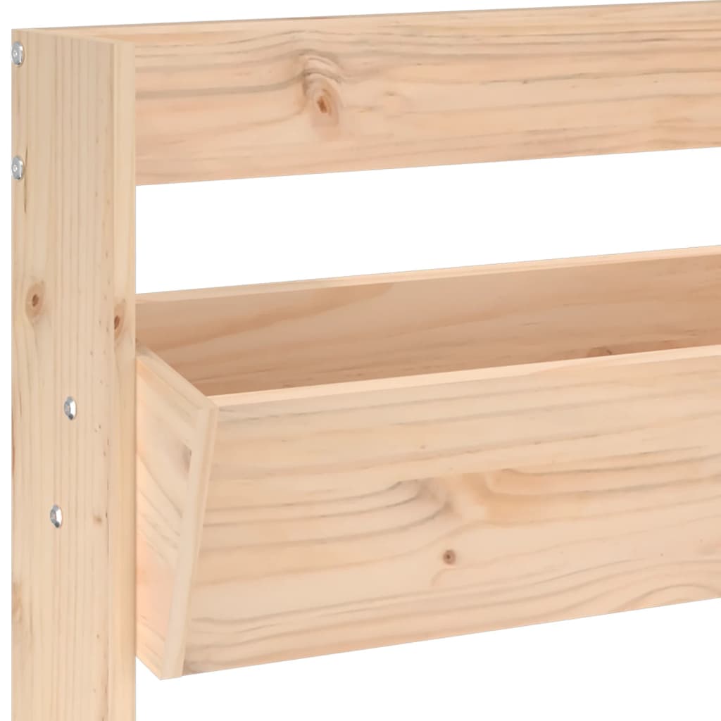 Sieninis lovelis, 3 aukštų, 60×18,5x110cm, pušies masyvas Sieninis lovelis, 3 aukštų, 60x18,5x110cm, pušies masyvas - Image 7