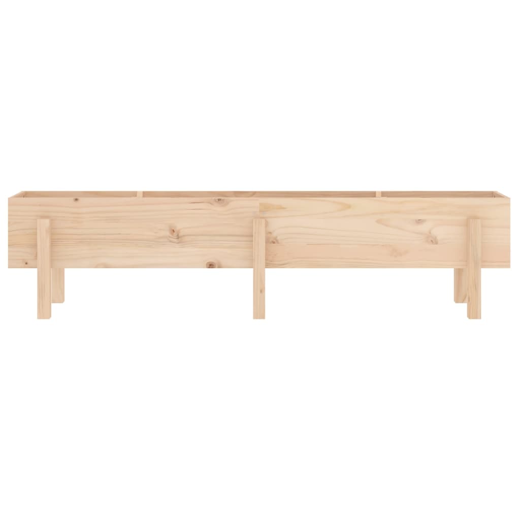 Aukštas sodo lovelis, 160x30x38cm, pušies medienos masyvas Aukštas sodo lovelis, 160x30x38cm, pušies medienos masyvas - Image 6