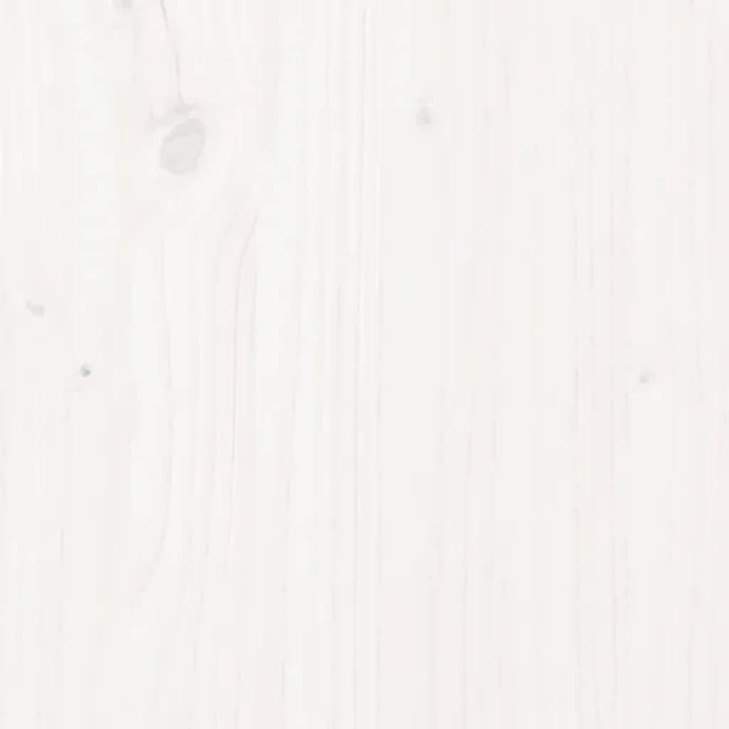 Aukštas sodo lovelis, baltas, 160x30x38cm, pušies masyvas Aukštas sodo lovelis, baltas, 160x30x38cm, pušies masyvas - Image 8