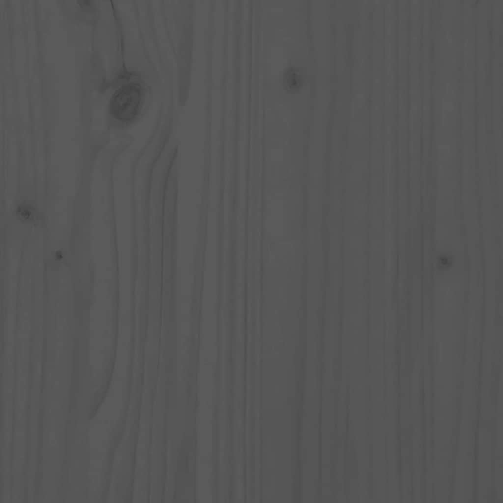 Aukštas sodo lovelis, pilkas, 121x30x38cm, pušies masyvas Aukštas sodo lovelis, pilkas, 121x30x38cm, pušies masyvas - Image 8