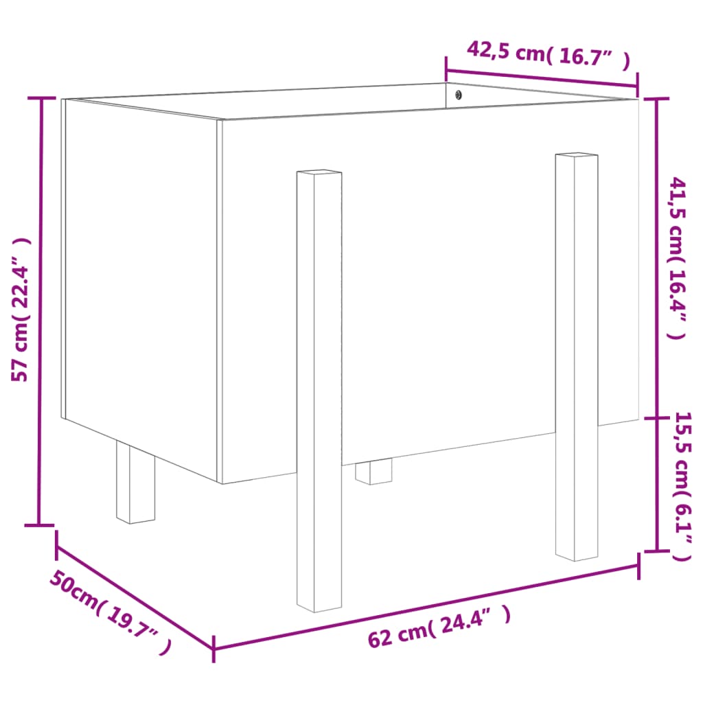 Sodo lovelis, 62x50x57cm, pušies medienos masyvas Sodo lovelis, 62x50x57cm, pušies medienos masyvas