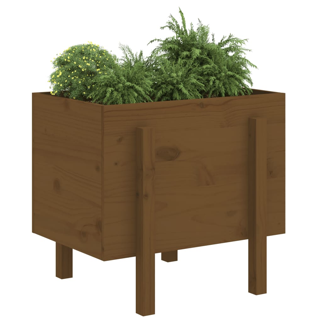 Sodo lovelis, medaus rudas, 62x50x57cm, pušies medienos masyvas Sodo lovelis, medaus rudas, 62x50x57cm, pušies medienos masyvas - Image 3