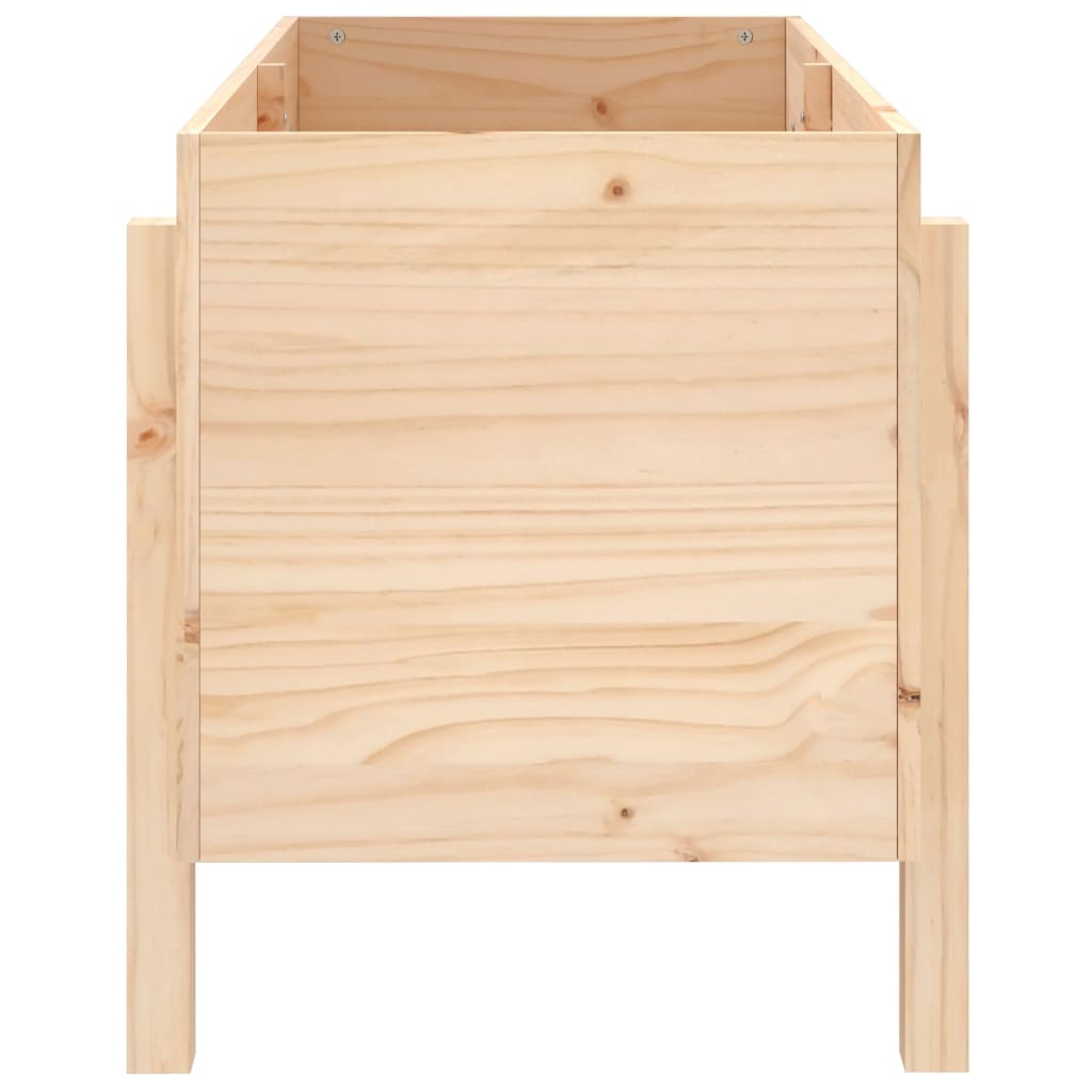 Aukštas sodo lovelis, 101x50x57cm, pušies medienos masyvas Aukštas sodo lovelis, 101x50x57cm, pušies medienos masyvas - Image 4