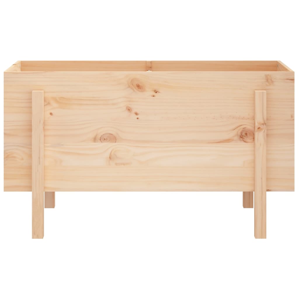 Aukštas sodo lovelis, 101x50x57cm, pušies medienos masyvas Aukštas sodo lovelis, 101x50x57cm, pušies medienos masyvas - Image 5