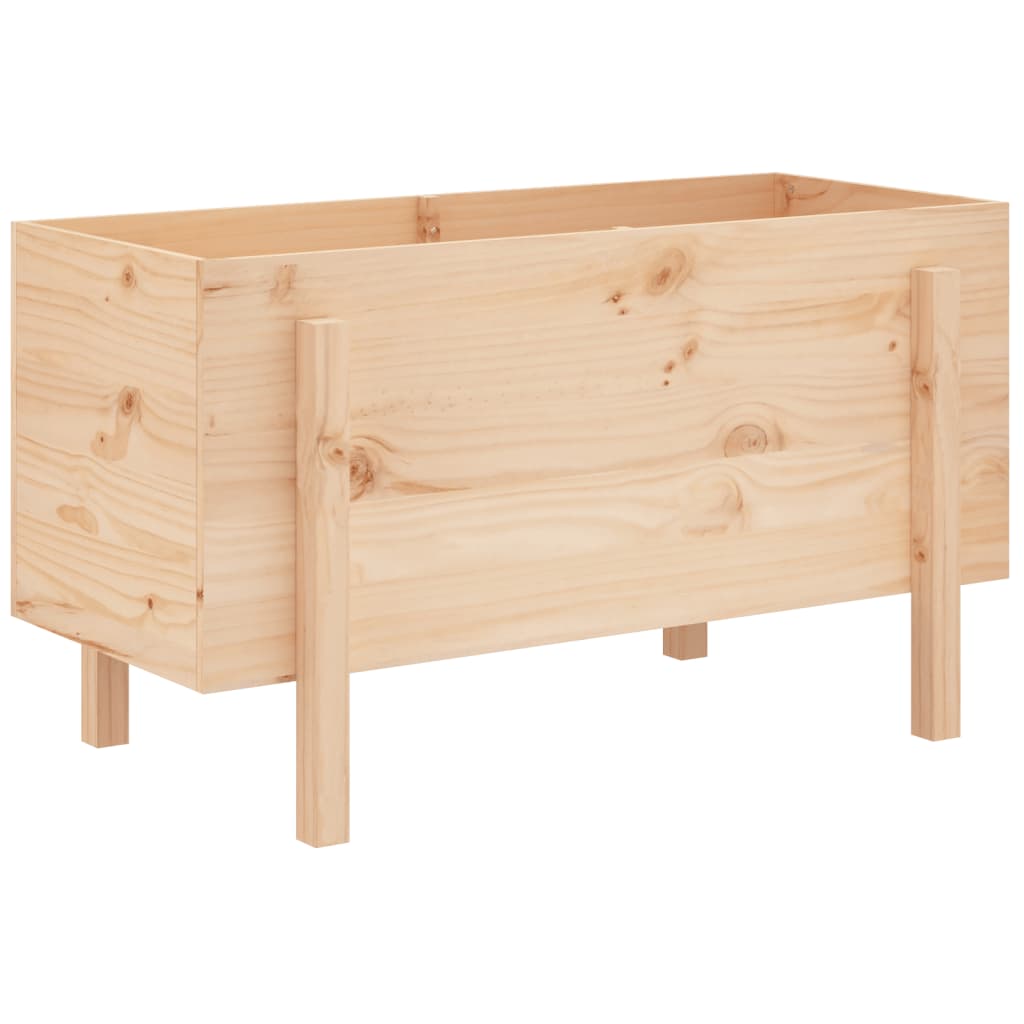 Aukštas sodo lovelis, 101x50x57cm, pušies medienos masyvas Aukštas sodo lovelis, 101x50x57cm, pušies medienos masyvas - Image 6