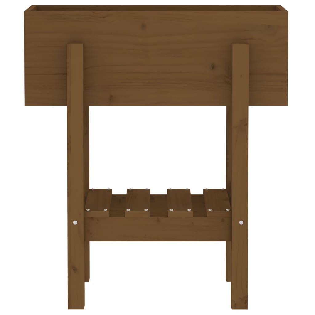 Sodo lovelis, medaus rudas, 62x30x69cm, pušies medienos masyvas Sodo lovelis, medaus rudas, 62x30x69cm, pušies medienos masyvas - Image 6