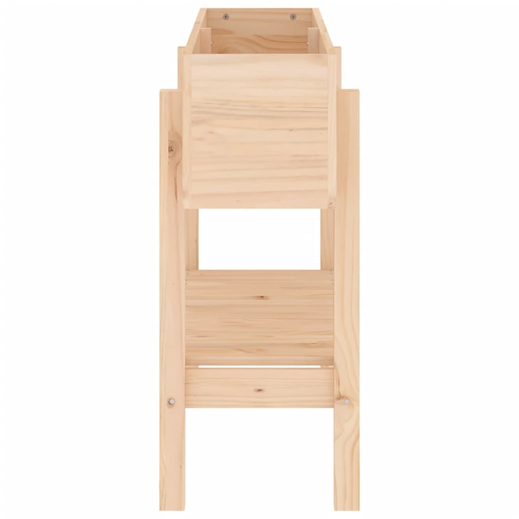 Aukštas sodo lovelis, 101x30x69cm, pušies medienos masyvas Aukštas sodo lovelis, 101x30x69cm, pušies medienos masyvas - Image 5