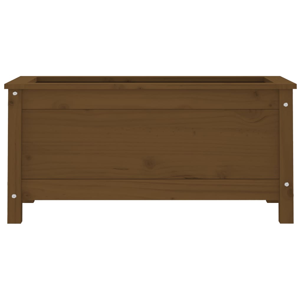Sodo lovelis, medaus rudas, 82,5x40x39cm, pušies masyvas Sodo lovelis, medaus rudas, 82,5x40x39cm, pušies masyvas - Image 5