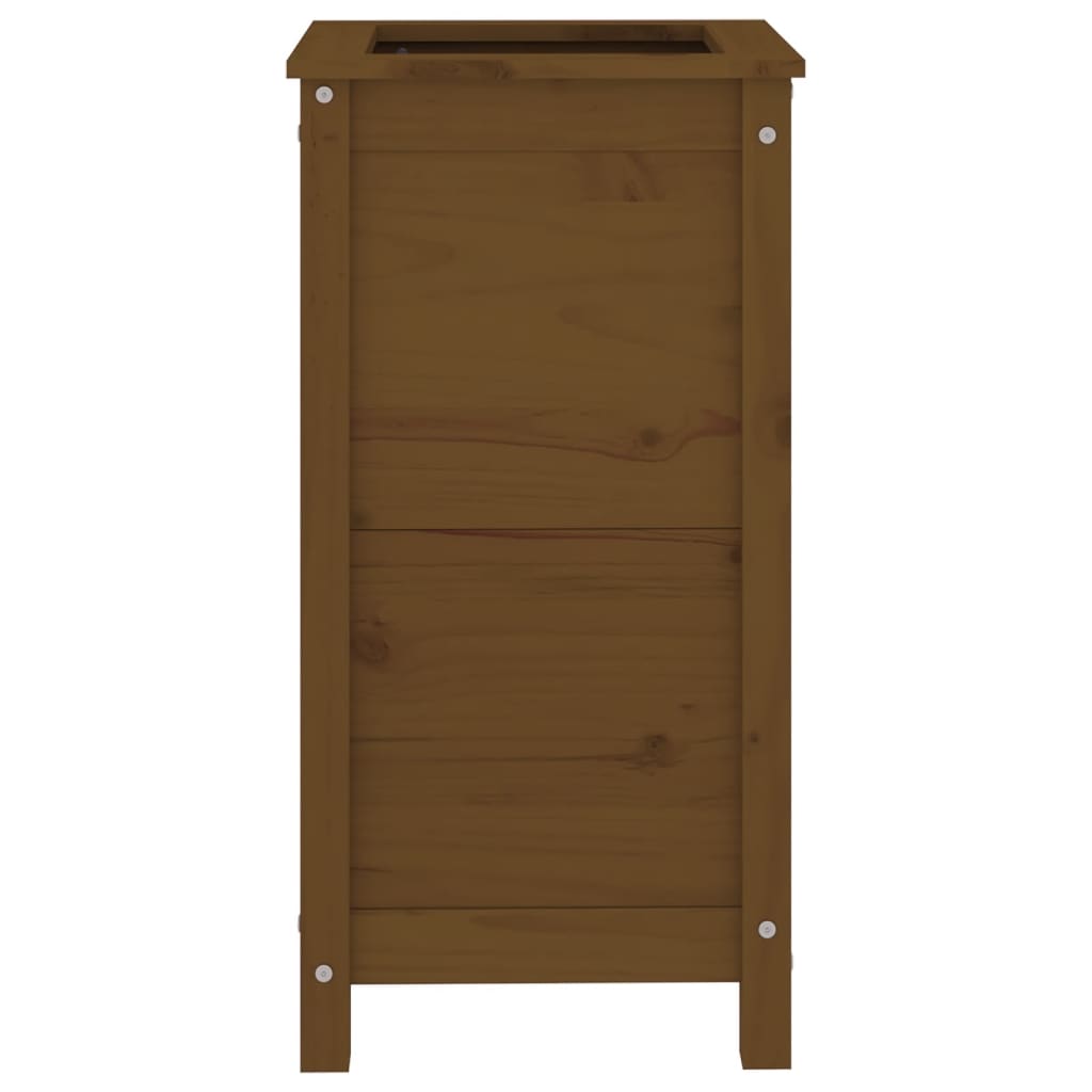 Sodo lovelis, medaus rudas, 40x40x78cm, pušies medienos masyvas Sodo lovelis, medaus rudas, 40x40x78cm, pušies medienos masyvas - Image 4
