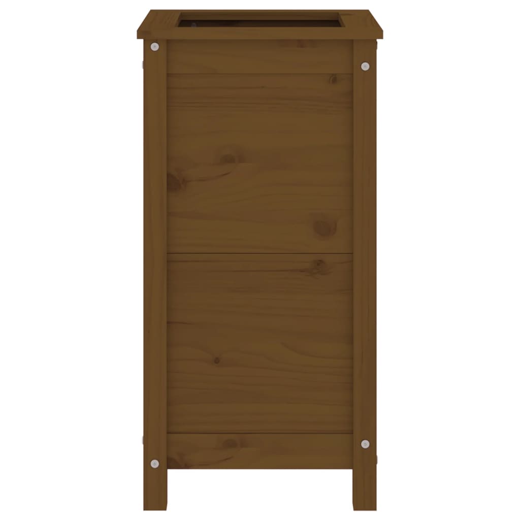 Sodo lovelis, medaus rudas, 40x40x78cm, pušies medienos masyvas Sodo lovelis, medaus rudas, 40x40x78cm, pušies medienos masyvas - Image 5