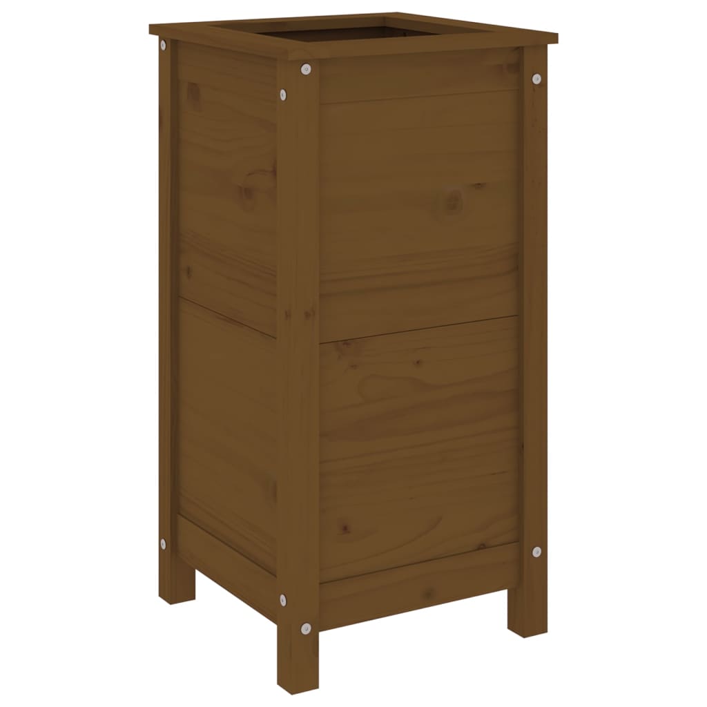 Sodo lovelis, medaus rudas, 40x40x78cm, pušies medienos masyvas Sodo lovelis, medaus rudas, 40x40x78cm, pušies medienos masyvas - Image 6