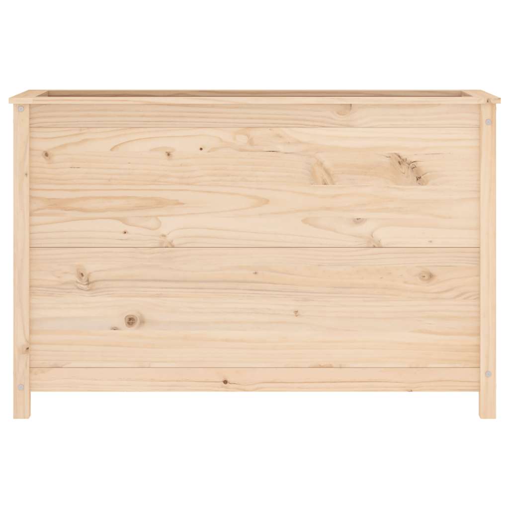 Aukštas sodo lovelis, 119,5x40x78cm, pušies medienos masyvas Aukštas sodo lovelis, 119,5x40x78cm, pušies medienos masyvas - Image 4