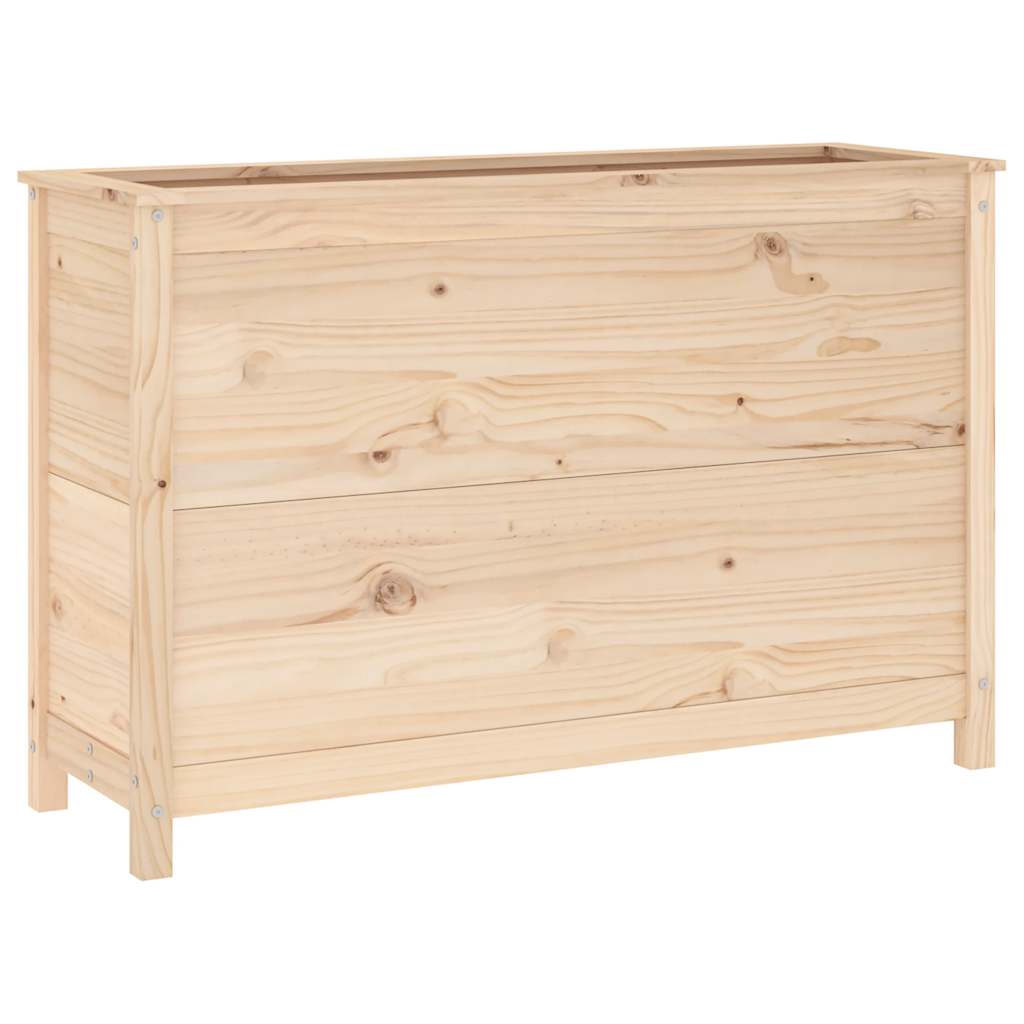 Aukštas sodo lovelis, 119,5x40x78cm, pušies medienos masyvas Aukštas sodo lovelis, 119,5x40x78cm, pušies medienos masyvas - Image 6
