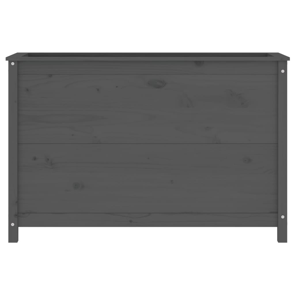 Aukštas sodo lovelis, pilkas, 119,5x40x78cm, pušies masyvas Aukštas sodo lovelis, pilkas, 119,5x40x78cm, pušies masyvas - Image 4