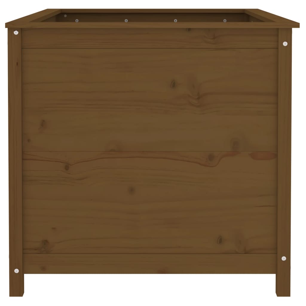 Aukštas sodo lovelis, rudas, 119,5×82,5x78cm, pušies masyvas Aukštas sodo lovelis, rudas, 119,5x82,5x78cm, pušies masyvas - Image 4