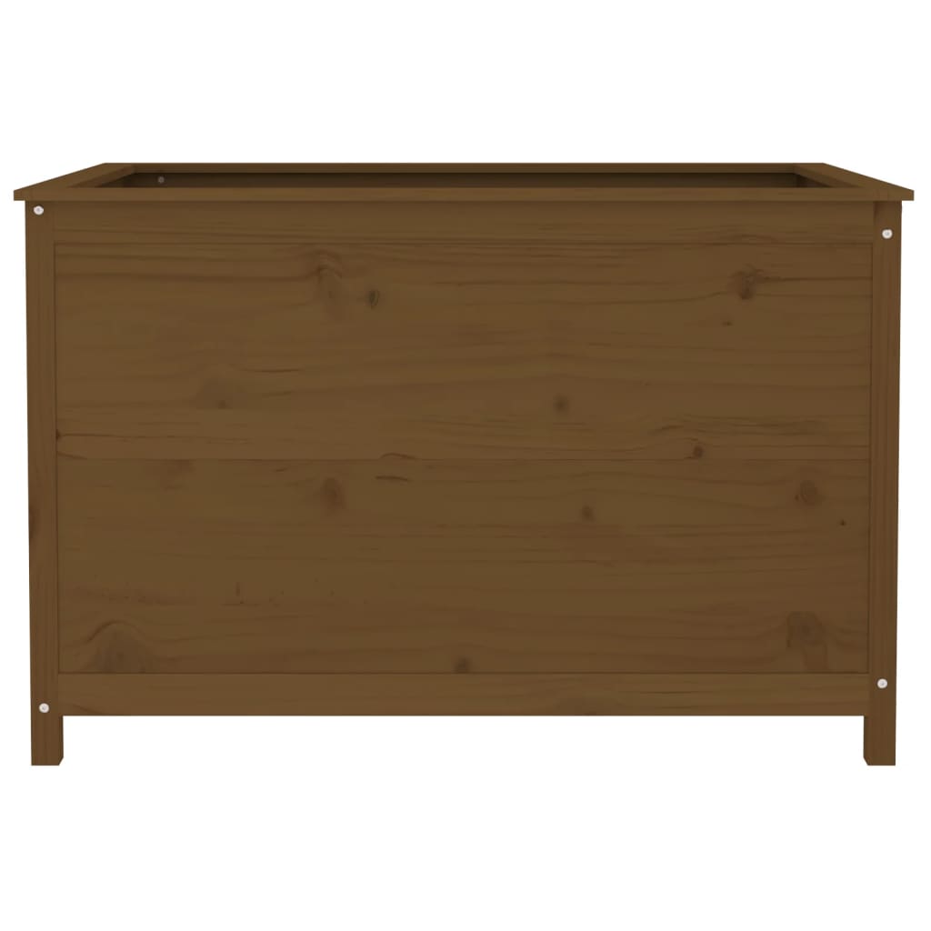 Aukštas sodo lovelis, rudas, 119,5×82,5x78cm, pušies masyvas Aukštas sodo lovelis, rudas, 119,5x82,5x78cm, pušies masyvas - Image 5