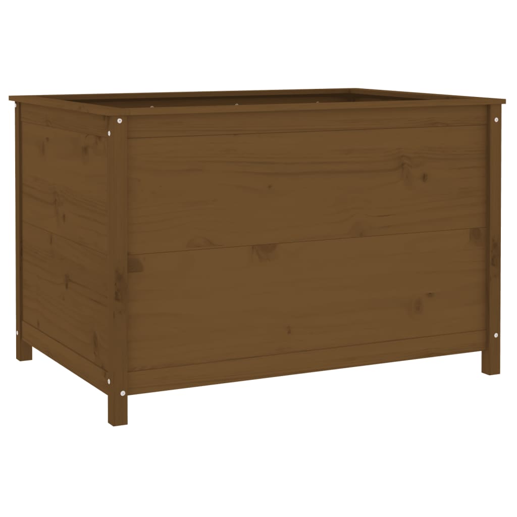 Aukštas sodo lovelis, rudas, 119,5×82,5x78cm, pušies masyvas Aukštas sodo lovelis, rudas, 119,5x82,5x78cm, pušies masyvas - Image 6