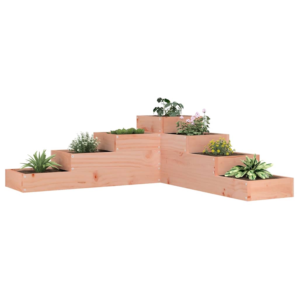 Sodo vazonas, 4 pakopų, 106×104,5×36 cm, masyvi mediena, Douglas Sodo vazonas, 4 pakopų, 106x104,5x36 cm, masyvi mediena, Douglas - Image 3