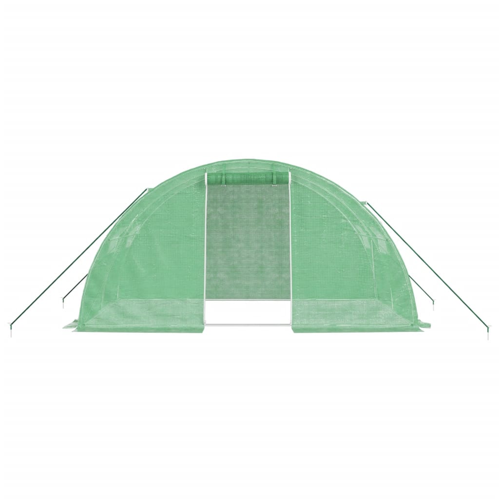 Šiltnamis su plieno rėmu, žalios spalvos, 4x2x2m, 8m² Šiltnamis su plieno rėmu, žalios spalvos, 4x2x2m, 8m² - Image 4