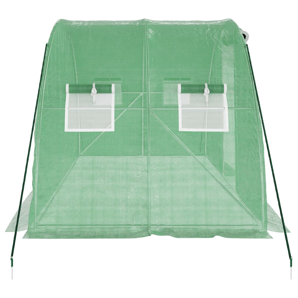 Šiltnamis su plieno rėmu, žalios spalvos, 4x2x2m, 8m² Šiltnamis su plieno rėmu, žalios spalvos, 4x2x2m, 8m² - Image 5