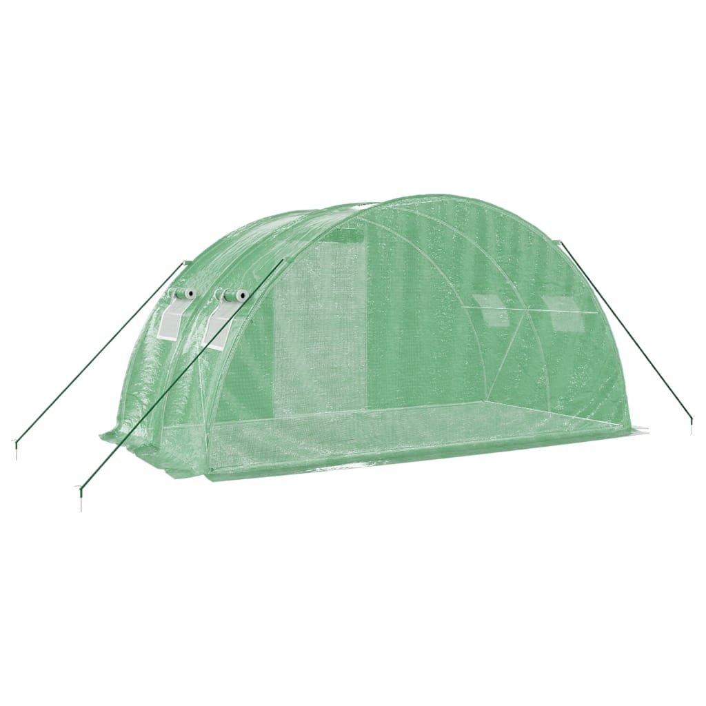 Šiltnamis su plieno rėmu, žalios spalvos, 4x2x2m, 8m² Šiltnamis su plieno rėmu, žalios spalvos, 4x2x2m, 8m² - Image 6
