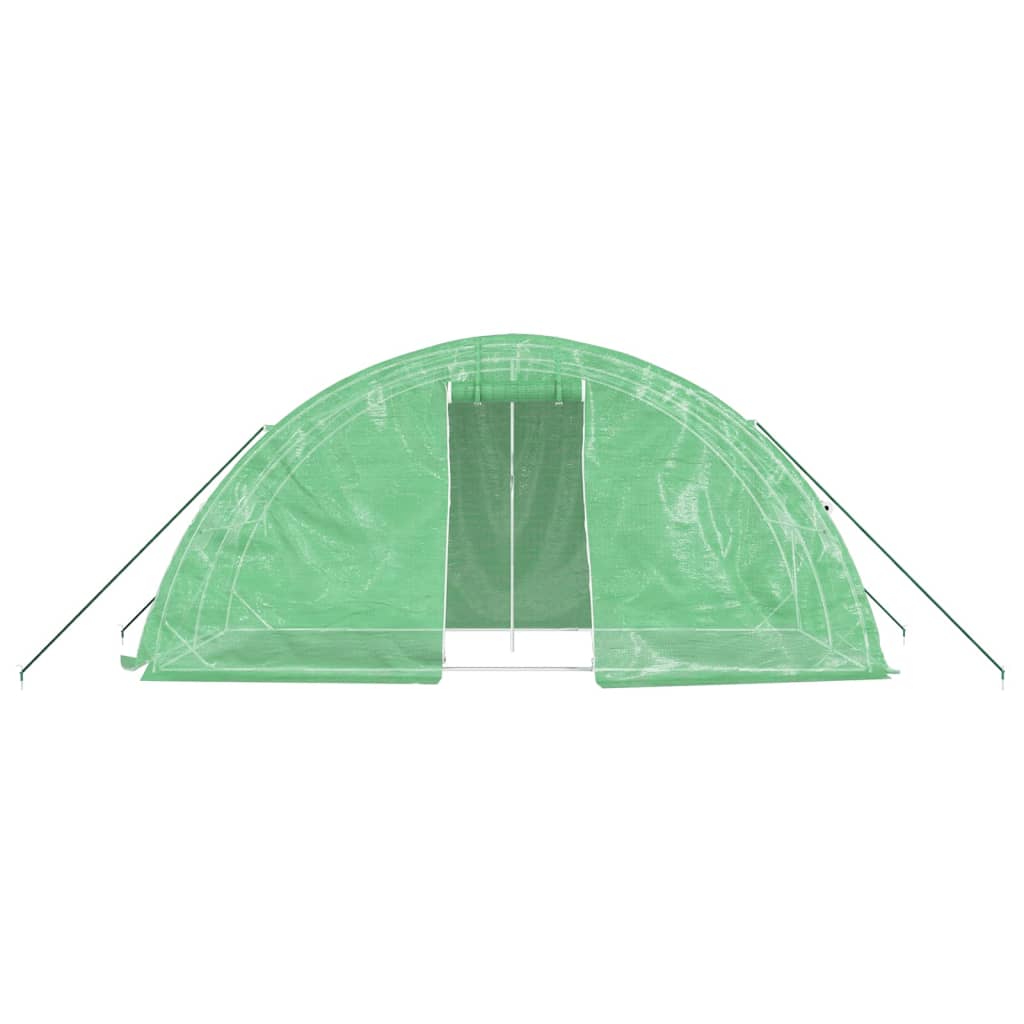 Šiltnamis su plieno rėmu, žalios spalvos, 5x2x2,3m, 10m² Šiltnamis su plieno rėmu, žalios spalvos, 5x2x2,3m, 10m² - Image 4